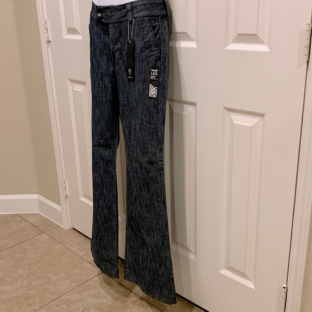 NWT Dark Blue Flare Jeans - Picture 8 of 11